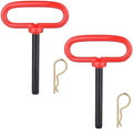 3/4 inch Red Handle Hitch Pin Trailer Towing Hitch Pin and Clip Tractor Pins ,3/4 * 6-1/2 inch