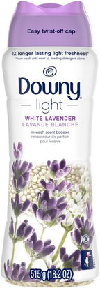 Downy Light Laundry Scent Booster Beads, White Lavender Scent, 18.2 OZ, In-wash fabric beads designed to be gentle with a light boost of scent, No Heavy Perfumes