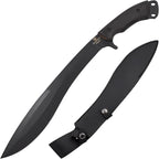 Snake Eye Machete with Heavy Duty Construction-Ergonomic Non-Slip Handle and Belt Sheath for Gardening, Land-Management, Bushcraft, Hunting and Outdoor