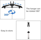 Steamer Hanger Stand with Garment Steamer Ironing Gloves,Garment hanger for steaming clothes,Steam rack for clothes,Handheld garment steamer rack