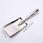Stainless Gardening Shovel Set,Heavy Duty One-Piece Small Garden Trowel Hand Shovel Gardening Tools for Planting, Digging, Weeding, Moving and Smoothing, Gardening Gifts for Women
