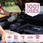 Degreaser - Eco-Friendly (11 oz, Pack of 1), Degreaser Cleaner Spray - Oven Cleaner, Grill & Brake Cleaner, Dissolves Grease & Grime - Plant-Based, No Petroleum, Non-Toxic, No PTFE