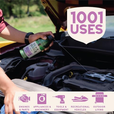 Degreaser - Eco-Friendly (11 oz, Pack of 2), Degreaser Cleaner Spray - Oven Cleaner, Grill Cleaner & Brake Cleaner, Dissolves Grease & Grime - Plant-Based, No Petroleum, Non-Toxic, No PTFE