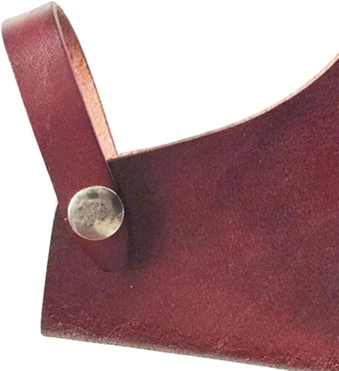 1PC Portable Leather Holder Lanyard Blade Sheath Head Cover For Axe Hatchet