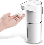 Automatic Foaming Soap Dispenser,3-Level Adjustable Foam, Wall Mount Dispenser,USB Rechargeable,11.8oz/ 350ml,Touchless Hand & Dish Dispenser for Bathroom, Kitchen,Hotel, Restaurant