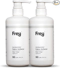 FREY Natural Liquid Fabric Softener & Conditioner | Laundry Softener for Clothing | Works In All Machines + HE | Powered by Natural Ingredients (2-pack, Fragrance-free)
