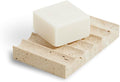 Elegant Natural Marble Soap Dish – Zen Stone Soap Tray – Rectangle Non-Slip Soap Holder for Bathroom and Kitchen - Jewelry Display Dish (Beige Travertine)