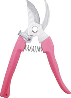 Pruning Shears for Gardening, 1 Pack Garden Scissors for Cutting Fresh Flowers, Floral Clippers for Plants, Fruits (Pink)