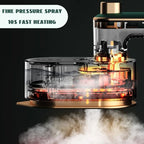 Portable Handheld Garment Iron, Rotary Garment Iron, Dry and Wet Electric Irons, 10S Fast Heating Travel Steamer for Clothes, Wrinkle Remover Steamer, Mini Steam Irons for Home Travel (Green)