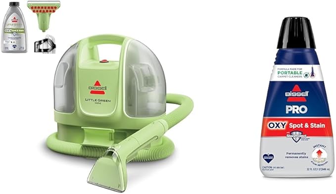 BISSELL Little Green Mini + Oxy Portable Machine Formula, 32 oz, Single, 32 Fl Oz