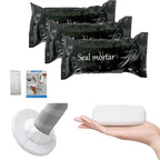 White Waterproof Duct Seal Putty, Moldable Plumbers Putty and Sealing Clay for Indoor & Outdoor Use – Quick Mending for Air Conditioning Holes, Drain Connections, Ideal for Wall Hole Repairs