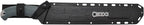 Camillus Carnivore X 18" Machete – Titanium Bonded 12” Blade & Saw Back, Full Tang, Gray Handle, Trimming Knife & Nylon Sheath for Camping & Brush Clearing