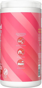 Method All-Purpose Cleaning Wipes, Pink Grapefruit, Multi-Surface, Compostable, 70 Count (Pack of 1)