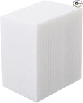 20 Pieces White Scrubbing Pad Non Scratch Scouring Pads Non Woven Scouring Sponge Multipurpose Abrasive Multi Surface Scrubber for Cleaning Polishing(6 x 9 Inch)