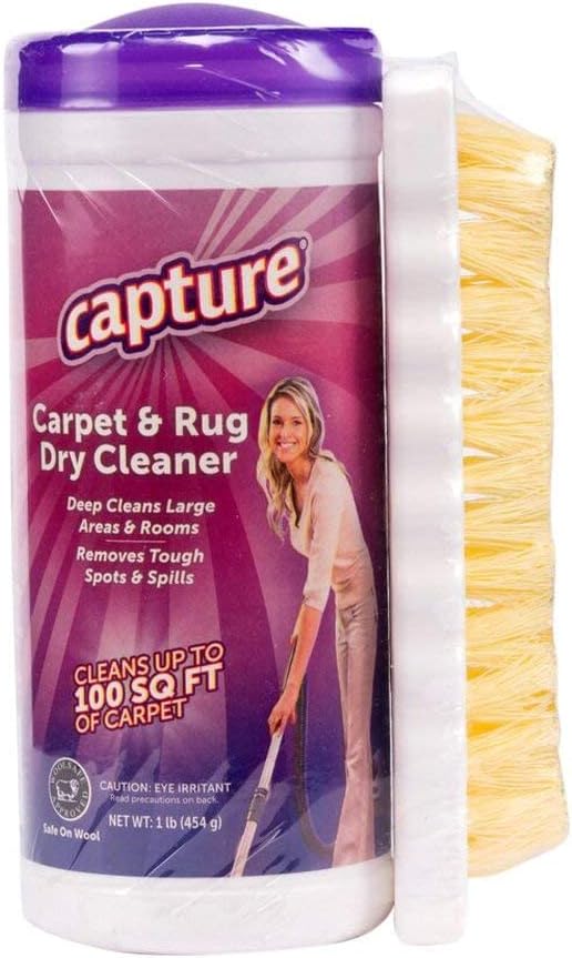Capture Carpet & Rug Dry Cleaner (1lb) & Pre-Mist Soil Release for Carpet Dry Cleaner, Carpet Cleaning Pre Spray (2 Pack) - Bundle