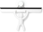 Umbra Buddy Bathroom Squeegee for Shower, Mirror, Window - Adhesive Storage Hook Included