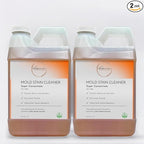 naturally it's clean Mold Stain Cleaner Concentrate | Super Concentrated Formula Makes up to 64 Gallons | 64oz Bottles, Pack of 2