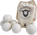 Natural Fabric Softener, Organic, Reusable, Unsented, 6-Pack XL, Replacment to Dryer Sheets,1500 Loads, Hypoallergenic