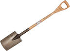 IDEALSPATEN - Made in Germany Since 1899 - Bremen Rounded Spade - Professional Midsize Spade for Digging, Ash D Handle 5.75lb - 45 in (Bremen)#IS120