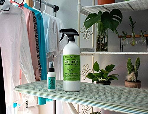 Cold Iron Wrinkle Release Spray for Clothes. 32 fl oz. Citrus Mint & Atlas Travel Size 3 fl oz Sea Breeze. Fast, Easy to Use Ironing Alternative. Spray, Smooth, Hang. Award Winning
