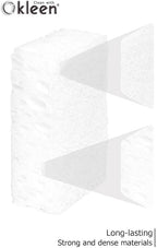 White Multi Use Scrub Sponges. Made in Europe. 9 Pack, 4.3x2.8x1.4 inches. Odorless Delicate Scrubber for Kitchen and Household Cleaning