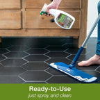 Plexon Microfiber Cleaning Cloth with Stone Tile and Laminate Floor Spray Cleaner 36 Fl Oz and 128 Fl Oz. for Bona Cleaner Spray Refill