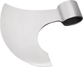 Mythrojan Viking Axe Head Medieval Head with Highly Polished Carbon Steel Axe for Historical Reenactments, Renaissance Costumes, LARP, SCA - 7.5 inch, Silver