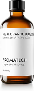 Aromatech Fig & Orange Blossom Aroma Essential Oil Blend: Hotel Inspired Aromatherapy with for Ultrasonic Diffusers & Nebulizers - 4 fl oz, 120 mL