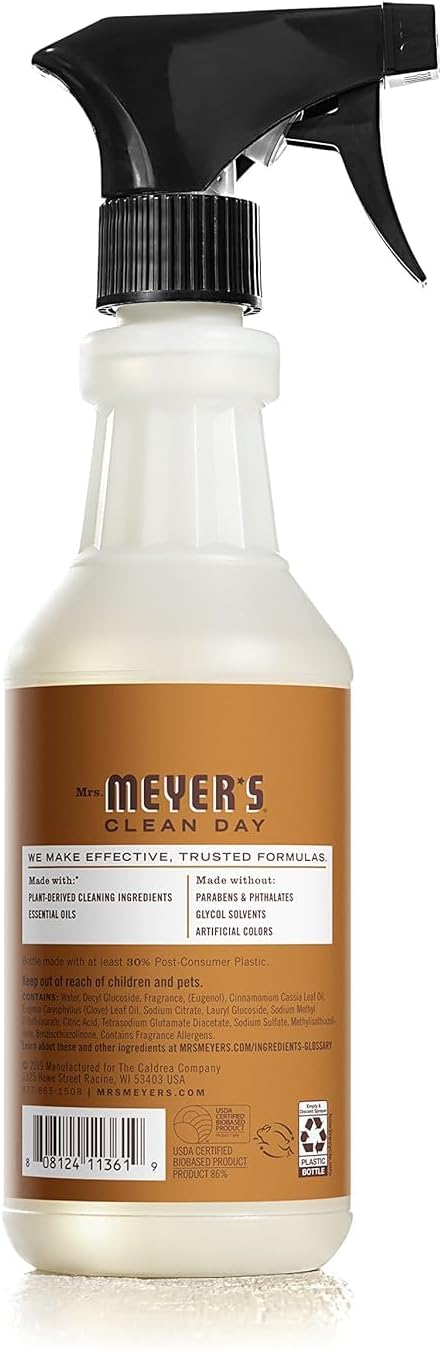 MRS. MEYER'S CLEAN DAY All-Purpose Cleaner Spray, Limited Edition Acorn Spice, 16 fl. oz - Pack of 3