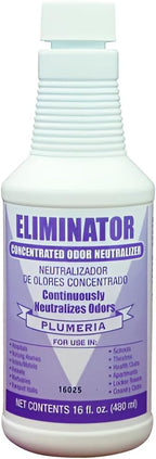 Eliminator Air Freshener and Odor Neutralizer: Industrial-Strength Odor Elimination with Advanced Molecular Technology for 24-Hour Freshness - Transform Your Space Instantly (Plumeria)