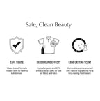W.Dressroom No.98 Secret Musk Living Clear Perfume, Body Mist & Fabric Spray Deodorizer, Alcohol-Free Water-Based, Odor Neutralizer for Clothes, Bedding & Room, Travel Size 2.36 oz