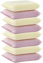 Superio Nylon Cleaning Pad, Dish Scrubbers, Multi Surface Scratch- Free Scour Sponge for Stainless Steel, Copper cookware, China, Dishes and plasticware (8)