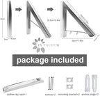 IN VACUUM Drying Racks for Laundry Foldable, Retractable Clothes Folding Indoor, Aluminium, Home Storage Organizer Wall Hanger for Clothes (1 Racks, Silver)