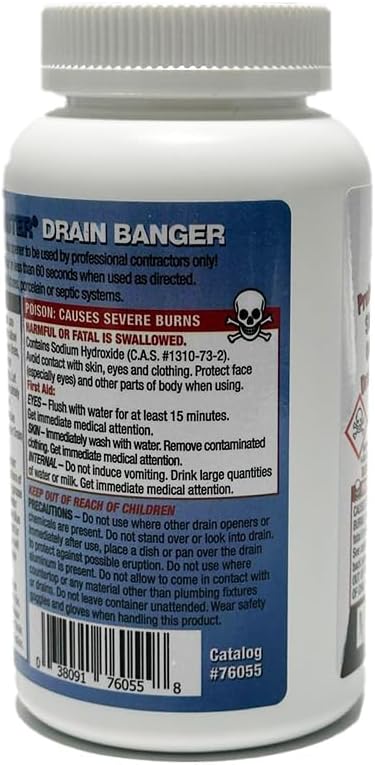 Set of 4 Blue Monster Drain Banger Drain Cleaner