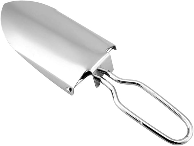 Lightweight Mini Shovels, Stainless Steel Foldable Garden Trowel, Handy Camping Shovel for Gardening and Potting Folding Tool
