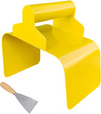 Garden Edging Curb Trowel Concrete Tool, Concrete Curbing Trowel, Curb Hand Tool with Putty Knife for Lawn, Garden, Pavement (Incline)