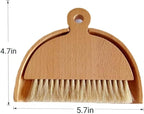 Dustpan and Brush Set Small Broom and Dustpan Set Dust Pan and Brush Set for Traveling, Rvs, Campers Campsites, Dorm Rooms, an Art Studio and More 1 Set