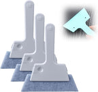 Magic Window Track Cleaner, 2024 Upgraded Window Groove Cleaning Brush Tools Set, Hand-held Window Track Cleaner Brushes Tools Set for Window lides Gaps Tile Lines Shutter Car Vents (Gray B 3PCS)