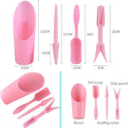 AKOAK 4 Pcs Set Mini Garden Soil Spoon Plastic Planting/Transplanting Garden Tool Set Indoor Mini Garden Plant Care Shovel Soil Cup Bucket Shovel Transplanting Tool