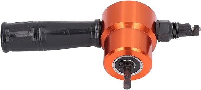 360° Double Head Cutter Sheet Metal Cutting Drilling Tool Nibbler Electric Attachment YT160AS for Auto and Home Repairs