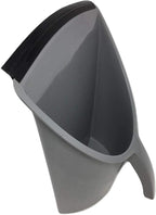 HandyPan Heavy Duty Dustpan, Gray- Large Dust Pan Made in the USA with Tight Seal Lip to Keep Dust, Dirt, Debris In-Great for Home, Shop, Garage Use-Stackable, Standing Dustpan for Wet or Dry Tasks