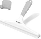 All-Purpose Shower Squeegee for Glass Doors, Silicone Squeegee for Bathroom, Shower Doors, Mirrors, Tiles, 10 inch, White