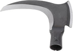 Grass Sickle, Manganese Steel Portable Held Sickle Tool Grass Lawn Gardening Farming Weed Remover Scythe Blade Cutter Grafting Knife for Outdoor Gardening, Clearing Vines (Single Cutter Head)