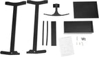 Valet Stand with Drawer and Top Tray, Wood Mens Suit Valet Stand with Wood Base, Freestanding Clothes Valet Stand with Hanger, Storage Organizer for Entryway Office Living Room (D, Black)