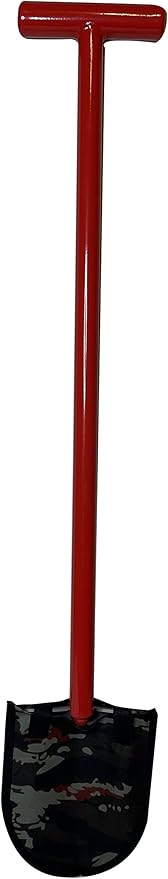 Red Devil Root Cutter Shovel - Dual Serrated Root Slicing Blade - T-Handle Construction. Professional Landscapers, Lawn and Gardeners. Relic, Metal Detecting, & Gold Prospecting - Survival & Military