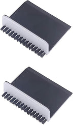 2 Pcs Black Kitchen Sink Squeegee Cleaner Countertop Brush Wiper Vegetable Cleaning Brush Wiper Home Kitchen Tool Fruit and Vegetable Cleaning Brushes Accessories