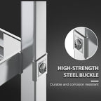 Heavy Duty Stainless Steel Utility cart，Industrial Serving cart with Wheels, 3 Shelf 360°Rotation Storage Trolley with Locking Wheels 500 lbs Capacity，1MM Thick 33.5 * 17.4 * 35.4' L*W*H.