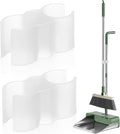 Toyvian Broom-Dustpan Coupling Clip 2pcs Double Pipe Clamp Dustpan Holder Secure Cleaning Link for Broom and Dustpan Set Household Cleaning Tool Accessory