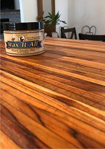 Howard Products Food-Grade Wax Paste | For Wood & Metal | Water-Resistant | With Beeswax & Carnauba | 9 Fl oz, Pack of 6