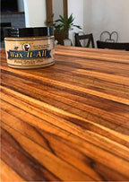 Howard Products Food-Grade Wax Paste | For Wood & Metal | Water-Resistant | With Beeswax & Carnauba | 9 Fl oz, Pack of 6
